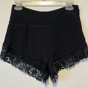 Black Pins and Needles shorts